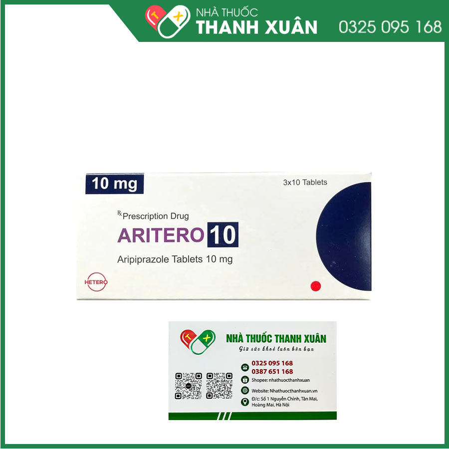 Aritero 10 điều trị tâm thần phân liệt, rối loạn lưỡng cực